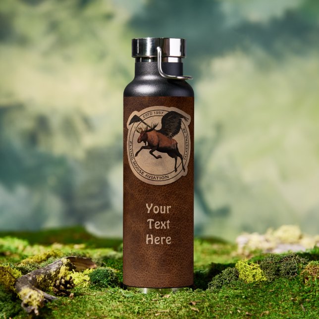Botella De Agua Funda para iPhone Case-Mate con parche de Aviación (Al aire libre (girado))