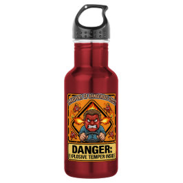 Botella De Agua Funny ADR Trucker water bottle | Explosive Temper