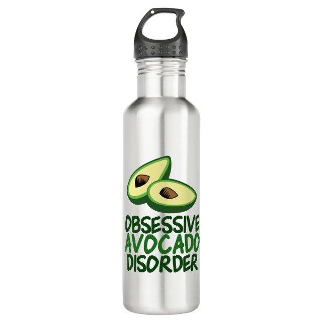 Botella De Agua Funny Aguacate Lover (Anverso)