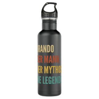 Botella De Agua Funny Alemania First Name Design - Brando