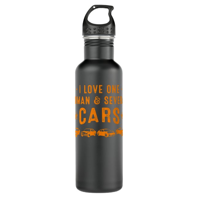 Botella De Agua Funny Auto Mechanic Car Lover Men Guay Car Enthus (Anverso)