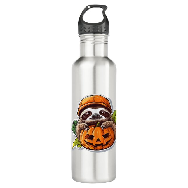Botella De Agua Funny Camiseta Clásica Pegatina de Halloween (Anverso)