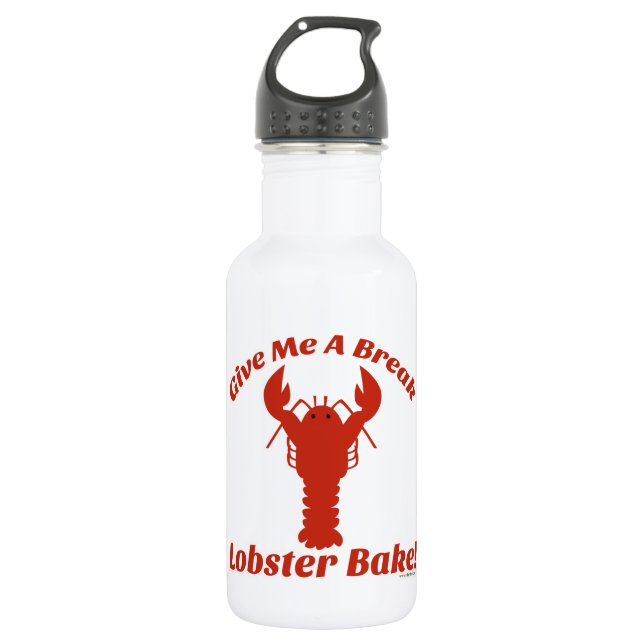 Botella De Agua Funny Lobster Bake Maine Fun Fiesta Toon (Anverso)