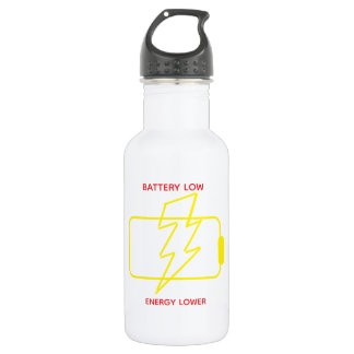 Botella De Agua Funny Low Battery Stainless Steel Bottle