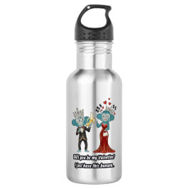 Botella De Agua Funny Monkey Couple Valentine's Day