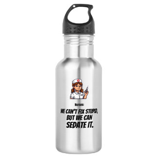 Botella De Agua Funny Nurse Stainless Steel Water Bottle 
