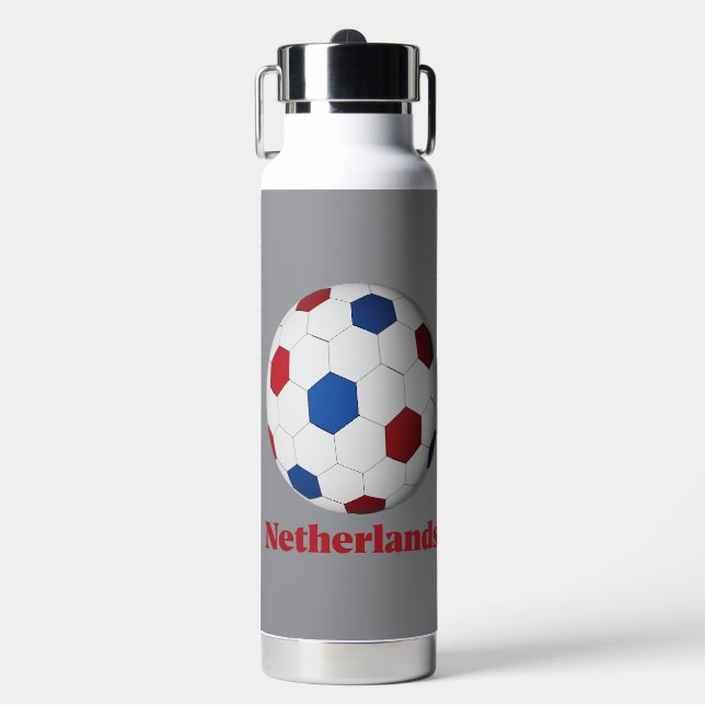 Botella De Agua Fútbol de Holanda (Frente)