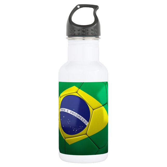 Botella De Agua Fútbol del Brasil (Anverso)