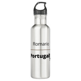 Botella De Agua Fútbol en Portugal, personalizable