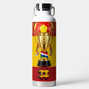 Botella De Agua Fútbol España: Juegos Globales 2026 Espíritu de