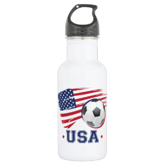 Botella De Agua Fútbol los E.E.U.U.