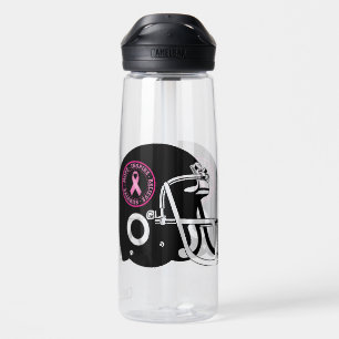 Botella De Agua Fútbol para la prevención del cáncer de mama
