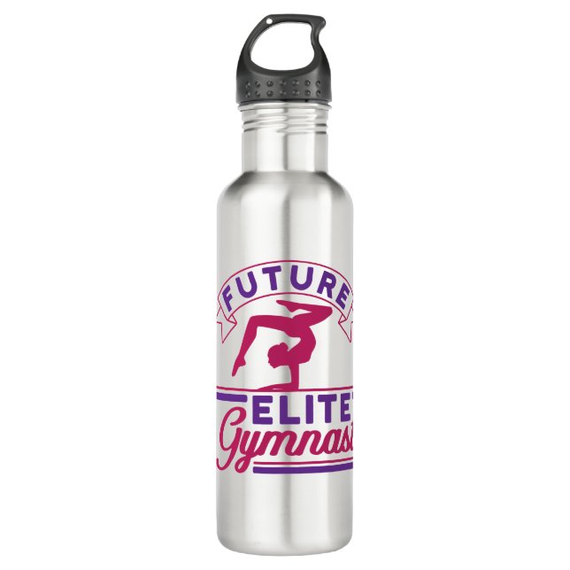 Botella De Agua Futuras Chicas de Gimnasia de Élite (Anverso)