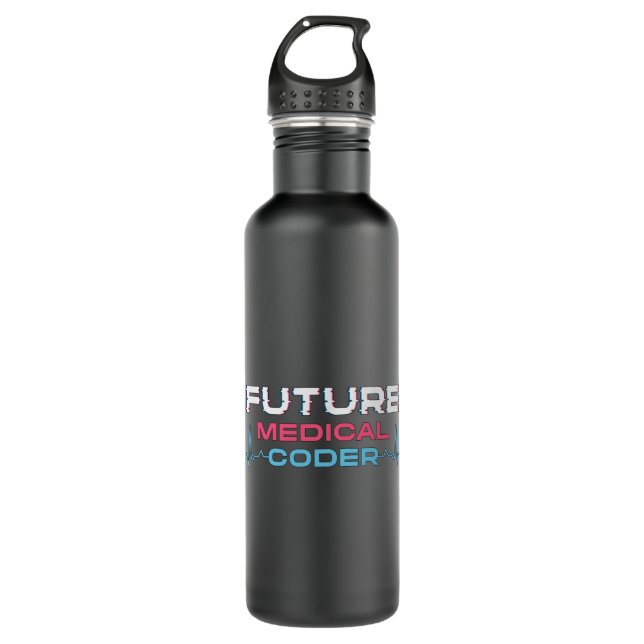 Botella De Agua Future Medical Coder Coding ICD Coder Programmer (Anverso)