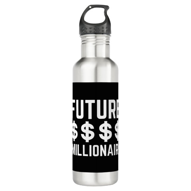 Botella De Agua Future Millionaire (Anverso)