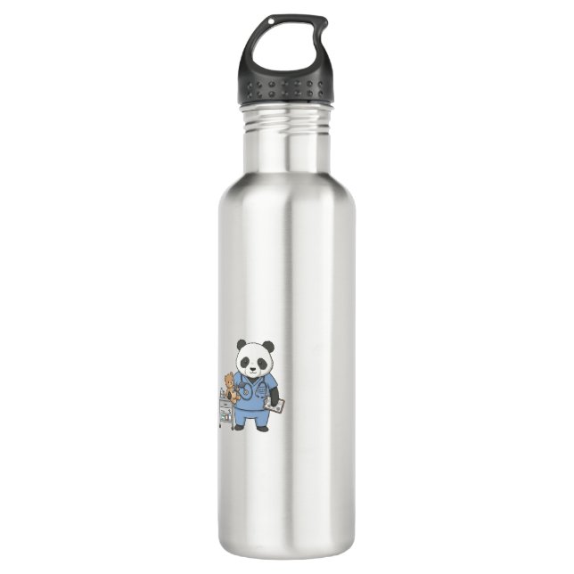 Botella De Agua Future RN Panda: Adorable Medical Student  (Anverso)
