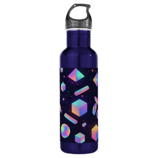 Botella De Agua Futuristic 3D Holographic Space Water Bottle