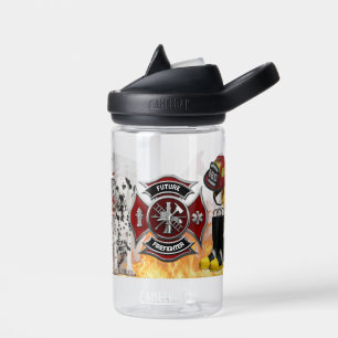Botella De Agua Futuro bombero personalizado para niños