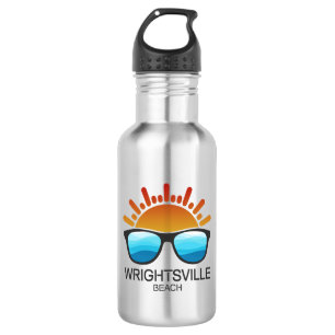Botella De Agua Gafas de sol de Wrightsville Beach North Carolina