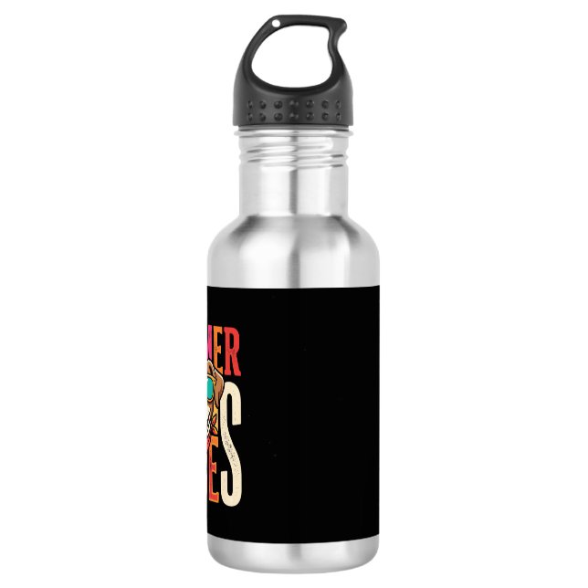 Botella De Agua Gafas de sol para perros Summer Vibes (Anverso)