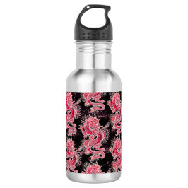 Botella De Agua Galaxia del Dragón Rojo