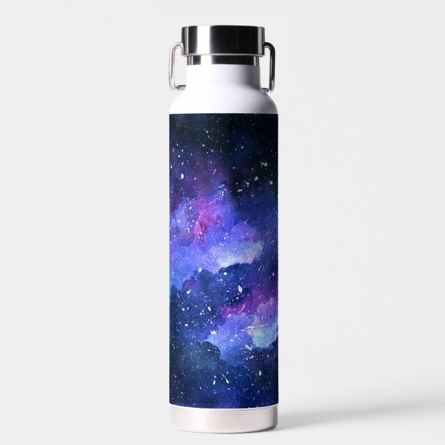 Botella De Agua Galaxy Space Adventure Nature Stars Planetas Adole (Delantero)