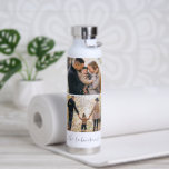 Botella De Agua Galería de 2 fotos personalizadas<br><div class="desc">Galería de 2 Diseño de fotos personalizadas. Usa tus fotos favoritas para hacer un lindo keepsake por ti mismo o un regalo especial para un amigo o miembro de tu familia.</div>