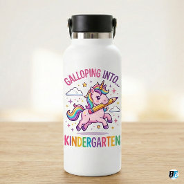 Botella De Agua Galloping Into Kindergarten Magical Rainbow Unicor