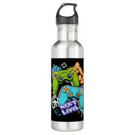Botella De Agua Game controllers Graffiti  Gaming Born To Play 