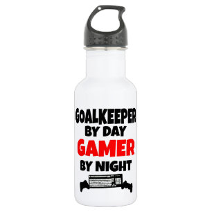 Botella De Agua Gamer Goalkeeper