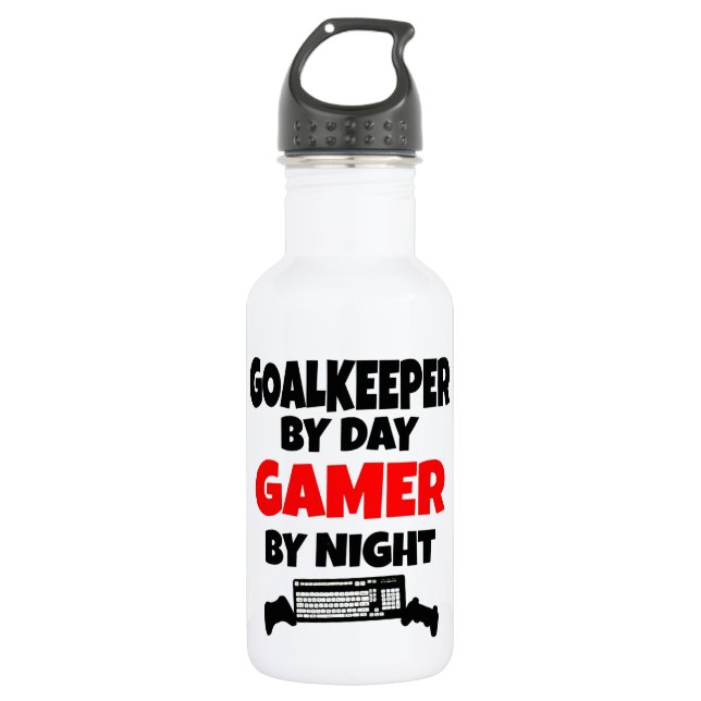Botella De Agua Gamer Goalkeeper (Anverso)