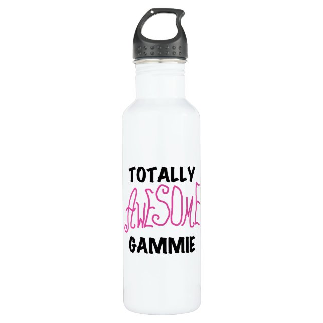 Botella De Agua Gammie completamente asombroso rosa (Anverso)