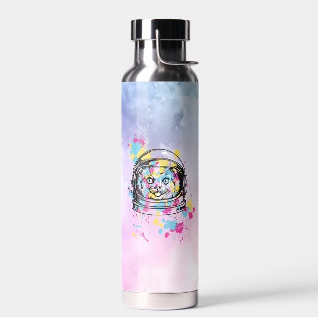 Botella De Agua Gata Astronauta (Izquierdo)