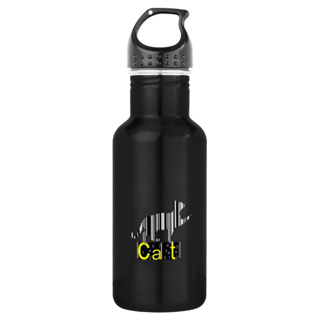 Botella De Agua Gato- (Anverso)