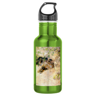 Botella De Agua Gato al sol, Bruno Liljefors