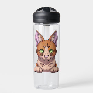 Botella De Agua Gato de corte