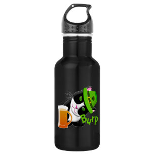 Botella De Agua Gato del Día de San Patricio