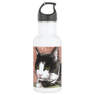 Botella De Agua Gato del smoking
