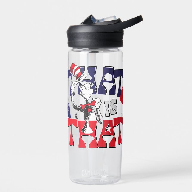 Botella De Agua Gato en el Gorra | Eso Es (Izquierdo)