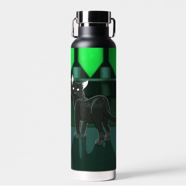 Botella De Agua Gato estrellado (Delantero)