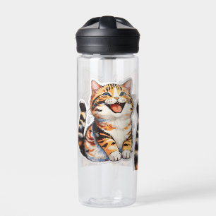 Botella De Agua Gato Feliz