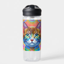 Gato místico místico y colorido