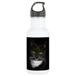 Botella De Agua Gato negro
