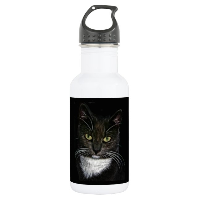 Botella De Agua Gato negro (Anverso)