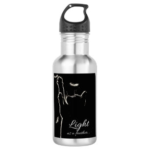 Botella De Agua Gato negro