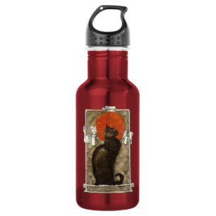 Botella De Agua Gato negro, Alexandre Steinlen