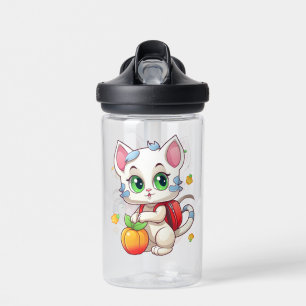 Botella De Agua Gato yendo a la escuela - Escuela de gatos-85241