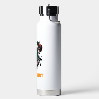 Botella De Agua Gatomonauta Astronauta Gato O Gato Espacial
