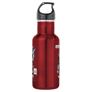 Botella De Agua Gatos de niño y Chica, Louis Wain