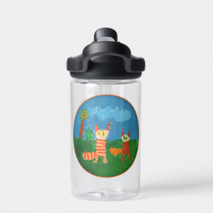 Botella De Agua Gatos divertidos